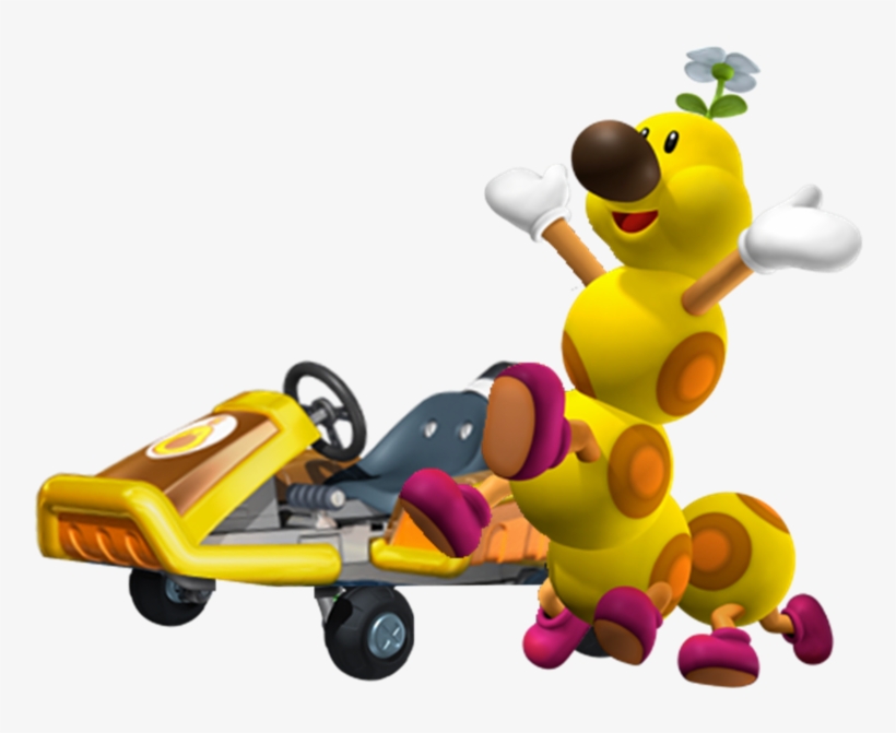 Sur Le Forum Mario Kart - Mario Kart 7 Wiggler, transparent png #9415861