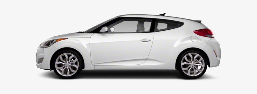 2012 Hyundai Veloster 3dr Cpe Auto W/red Int Side View - Hyundai Elantra Gt 2016 White, transparent png #9416235