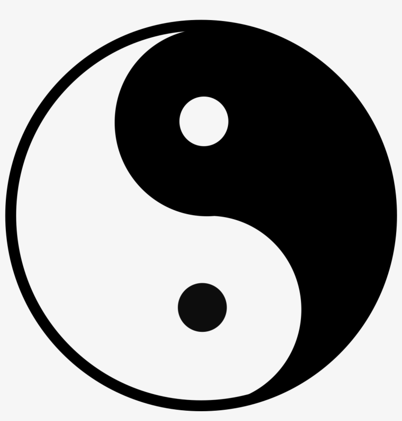 Big Image - Yin And Yang Clipart, transparent png #9416275