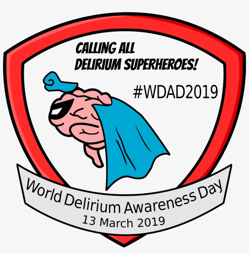 Idelirium On Twitter - World Delirium Awareness Day 2019, transparent png #9417238