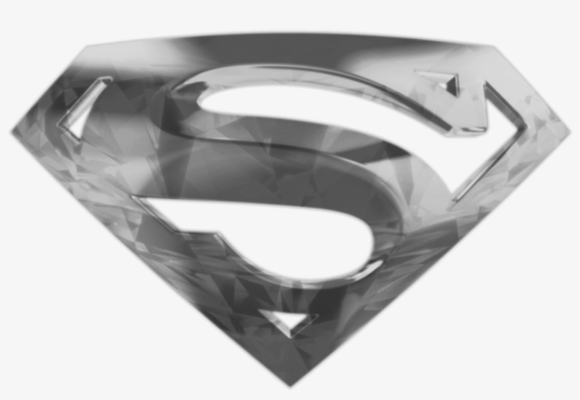 Unique Silver Superman Logo Png 3 » Png Image Combination - Superman Logo Black Png, transparent png #9417282