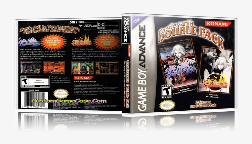 Castlevania Double Pack - Gba, transparent png #9417408