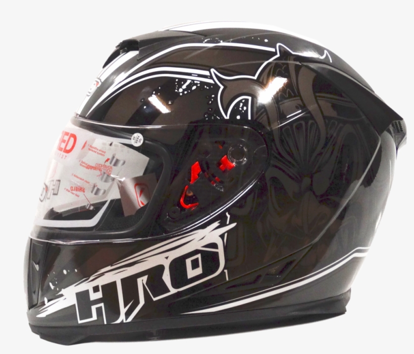 Casco Hro Cerrado Hro 510 Oni White - Motorcycle Helmet, transparent png #9417476