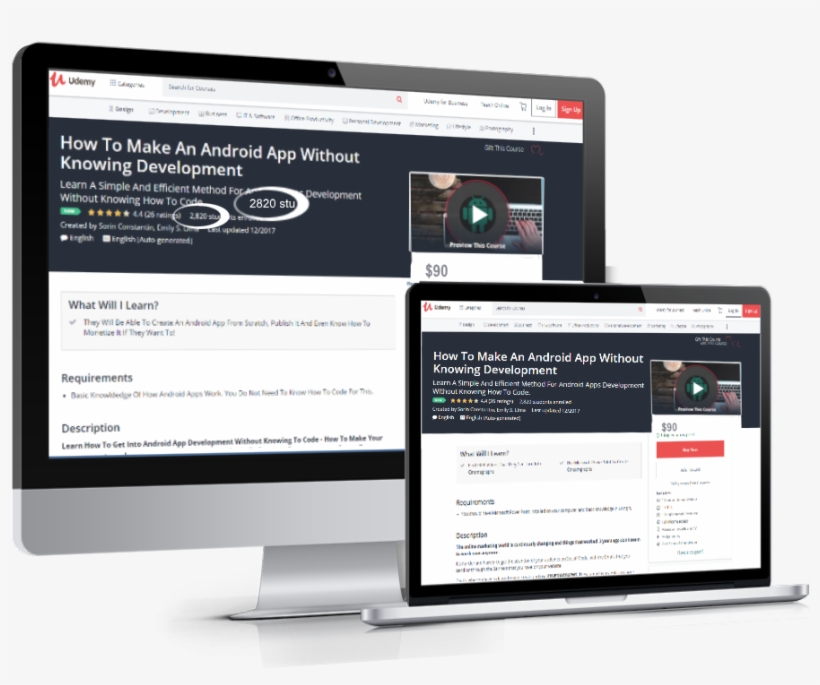 Sell This Udemy Android Apps Course As Your Own - Operating System, transparent png #9417503