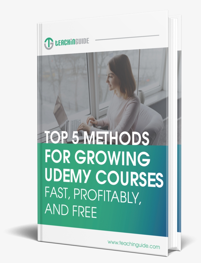 Ebook 5 Ways To Grow Your Udemy Courses Fast - Banner, transparent png #9417573