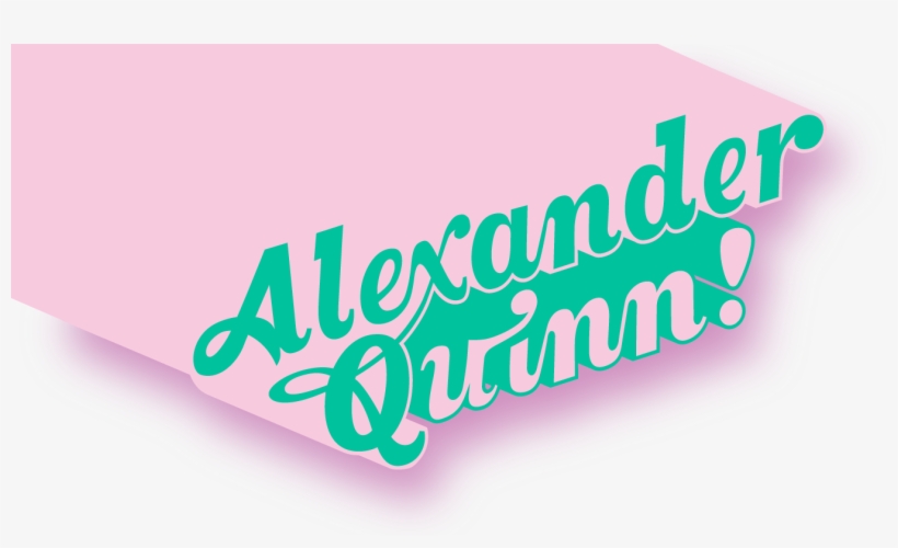 Alexander Quinn - Calligraphy, transparent png #9418205