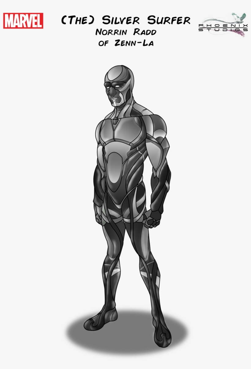 Silver Surfer - Phoenix Studios 91, transparent png #9419655