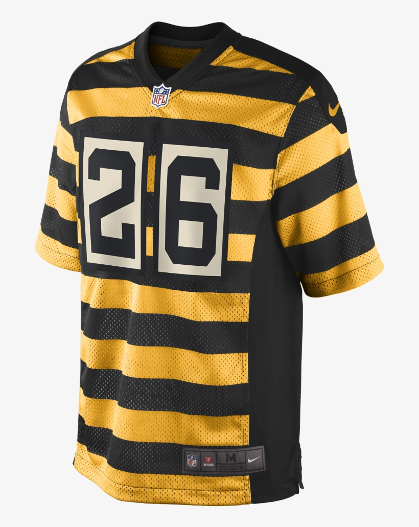 Nike Nfl Pittsburgh Steelers Men's Football Alternate - Steelers Black And Gold Jersey, transparent png #9419887