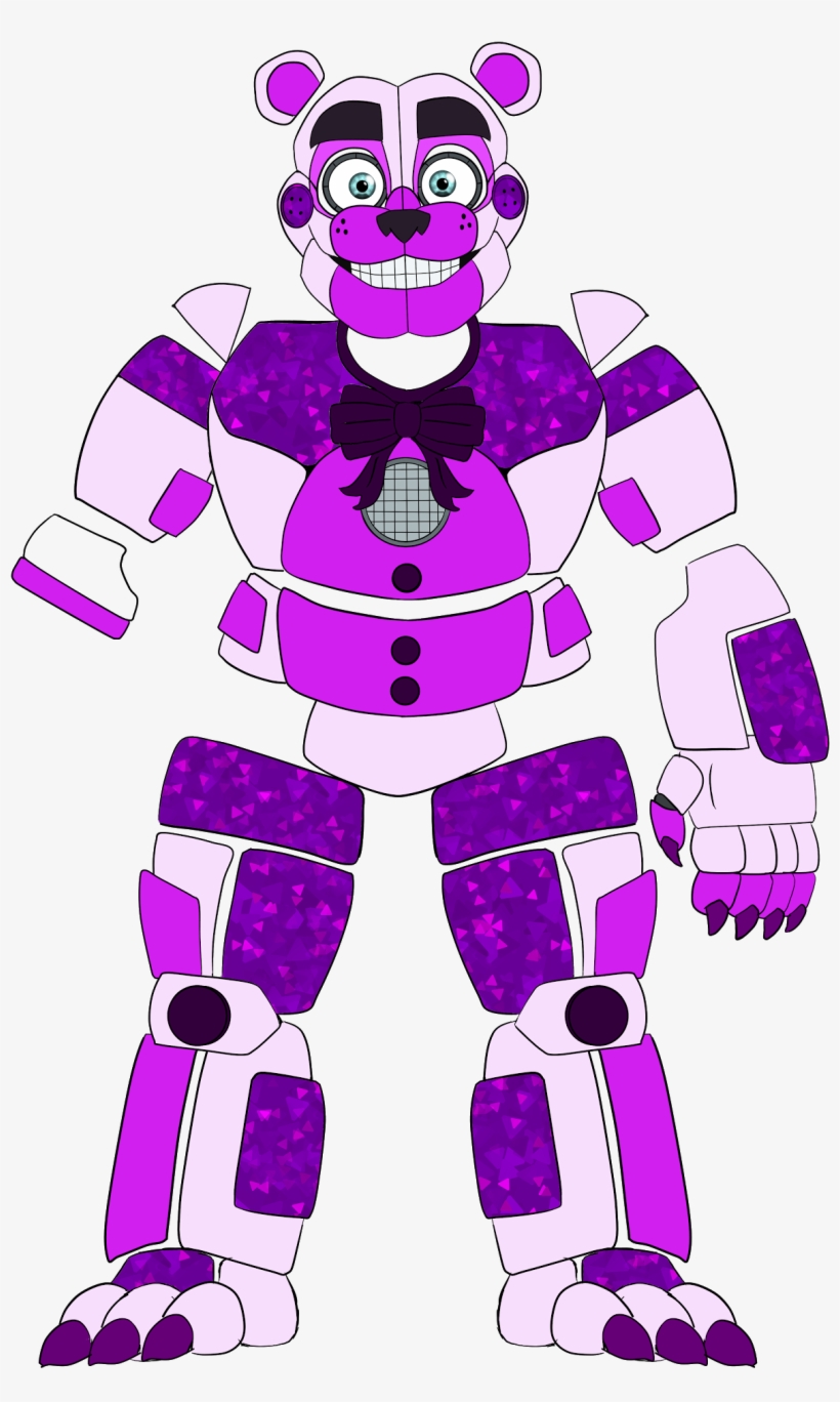 Artworkstylized Funtime Freddy - Minecraft Five Nights At Freddy's Funtime Foxy, transparent png #9420069