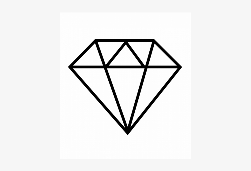 Drawn Diamonds Simple - Engagement Ring Svg, transparent png #9420102