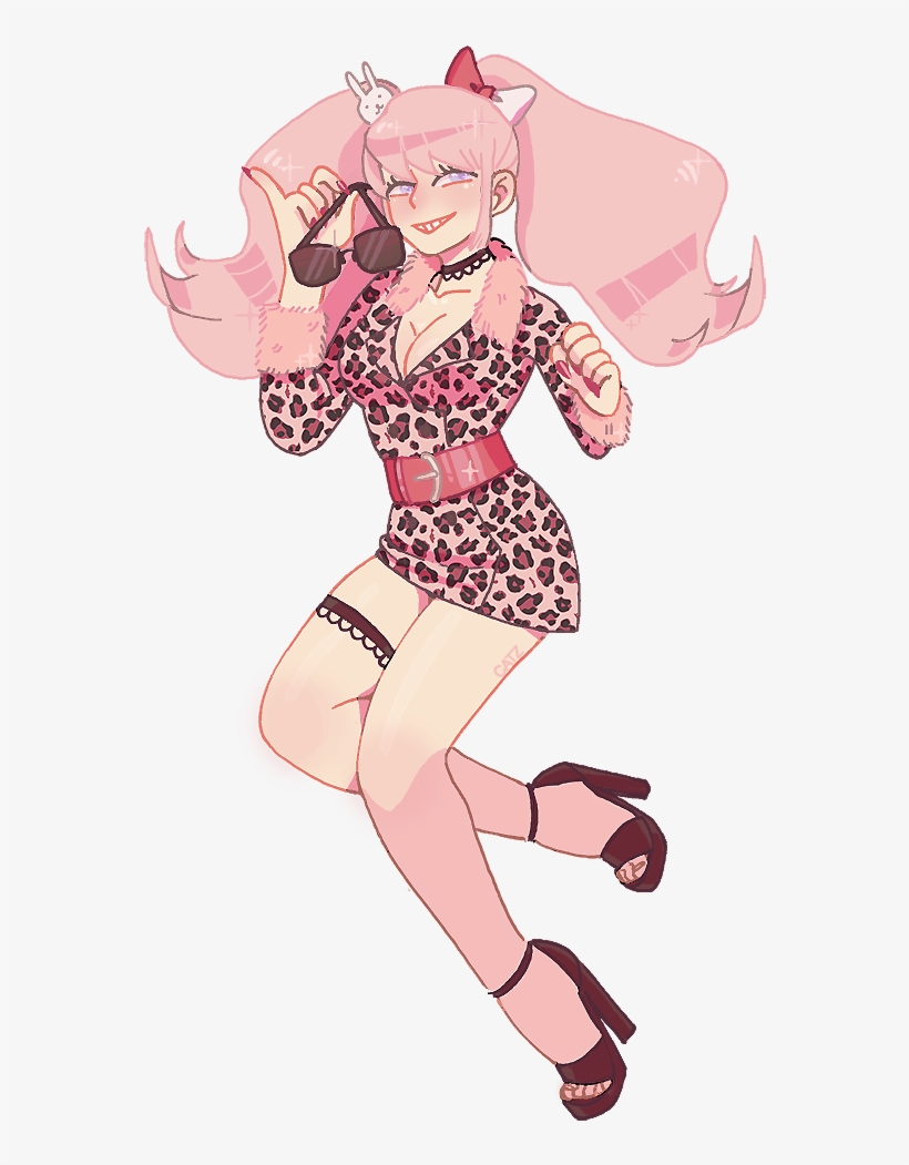 Danganronpa Junko Enoshima Fan Art Fart - Junko Enoshima Fanart Transparent, transparent png #9420160