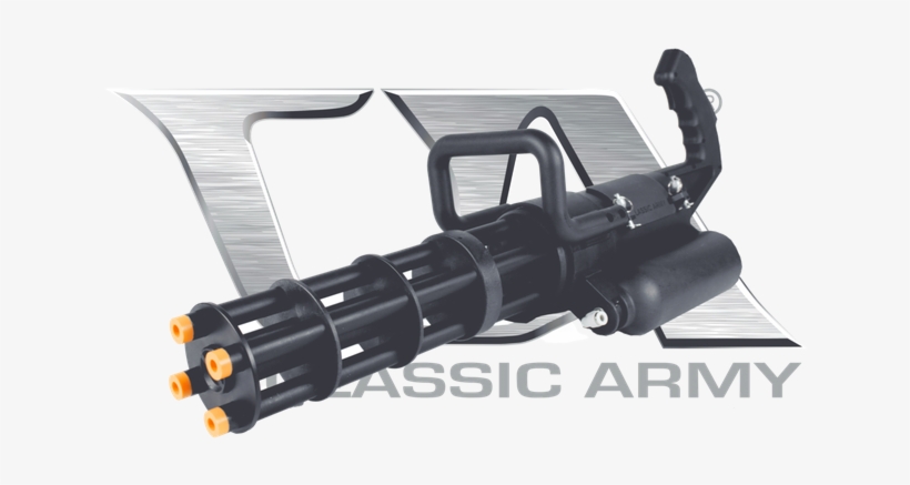 Classic Army M132 Micro Minigun Hybrid Power, Green - Classic Army Nemesis Hex, transparent png #9420317