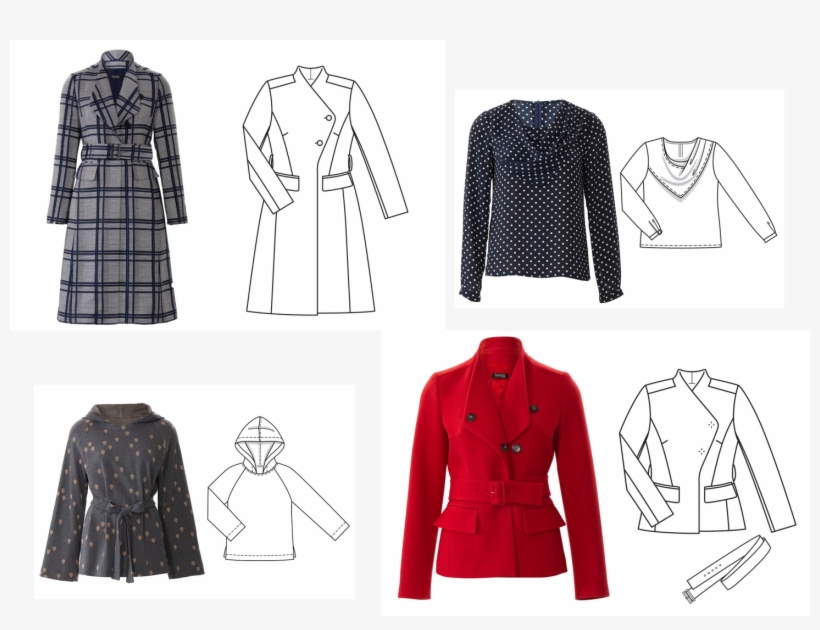 Review Burda Style Magazine March Roses On - Burda 10 2018 Coat, transparent png #9420472