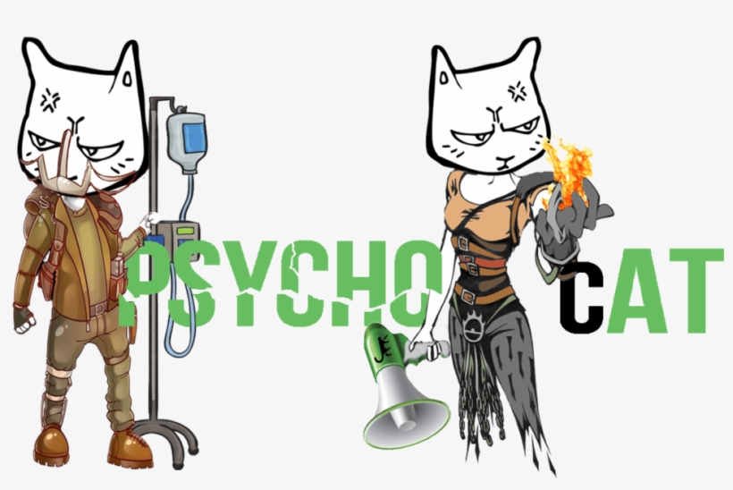 Svg Transparent Psychocat Iwhyc - Cartoon, transparent png #9420898