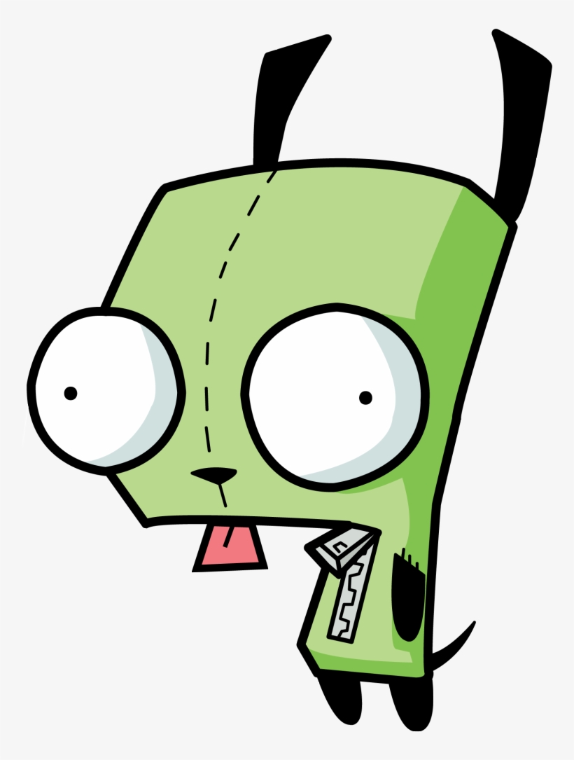 ~~[avatars]forum Enhancer Kit By Worre~~ - Gir Invader Zim Drawing, transparent png #9421043