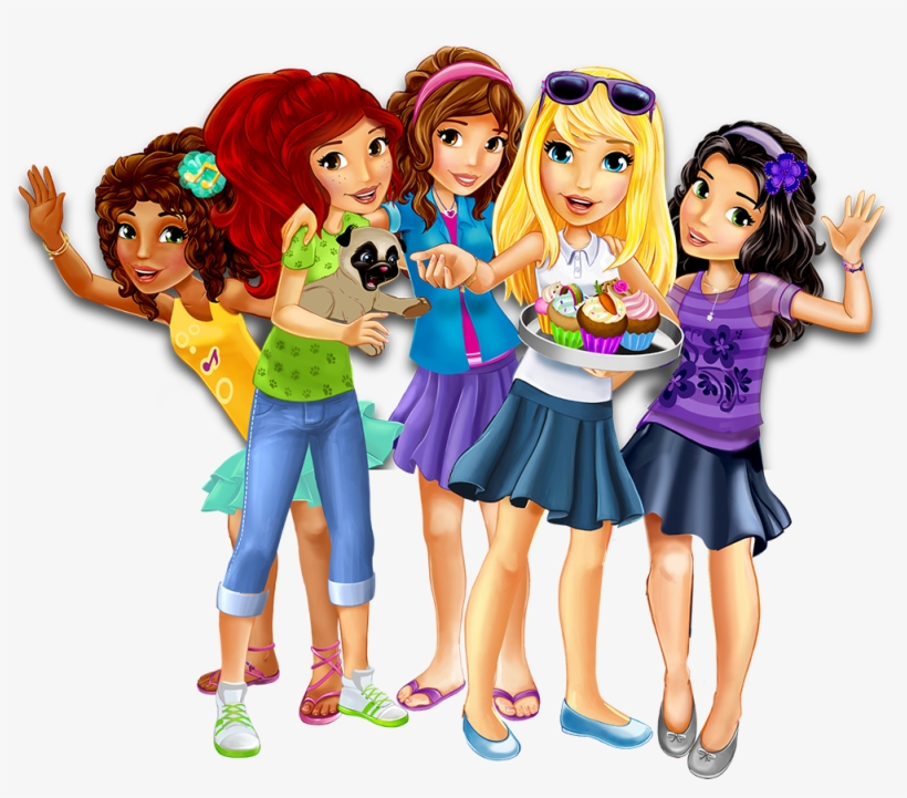 Friends Images - Lego Friends Girls, transparent png #9422313