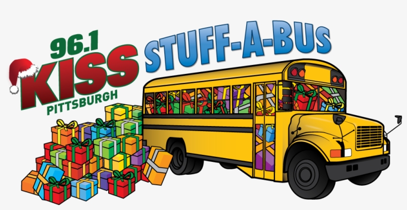 1 Kiss' Stuff A Bus Toy Drive Fills 60 Buses - Stuff A Bus 96.1 Pittsburgh, transparent png #9422339