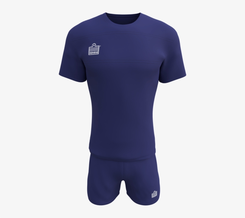 Admiral Trafford Soccer Kit Navy - Active Shirt, transparent png #9423225