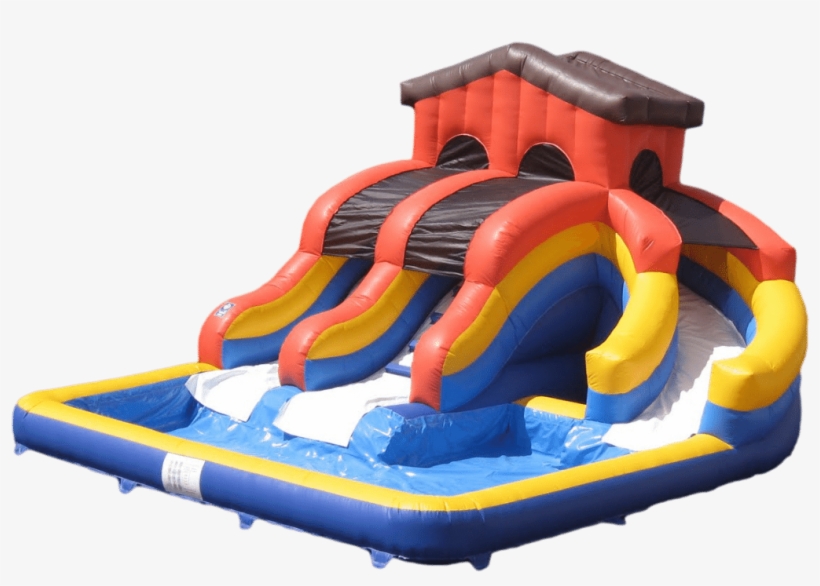 Water Slide Park - Waterglijbaan Voor In De Tuin, transparent png #9423367