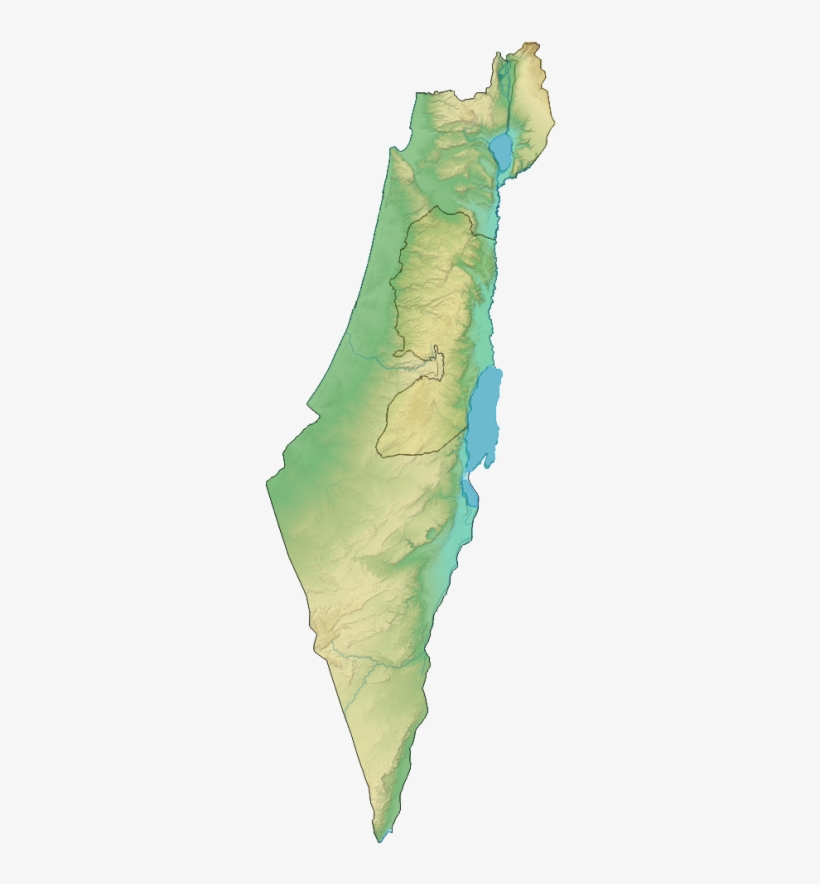 Israel Wikivoyage Map - Israel Map Free, transparent png #9423408