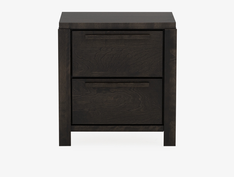 Image For Dark Brown Birch Wood Nightstand From Brault - Chest Of Drawers, transparent png #9423832