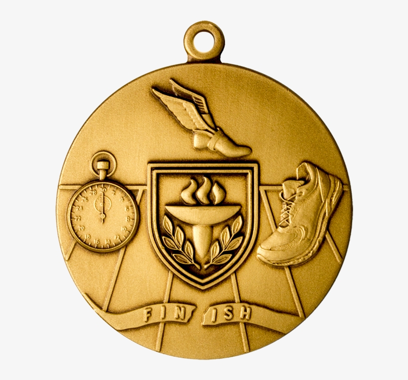 75 Inch Die Cast Medal For Track & Field Events - Emblem, transparent png #9423912