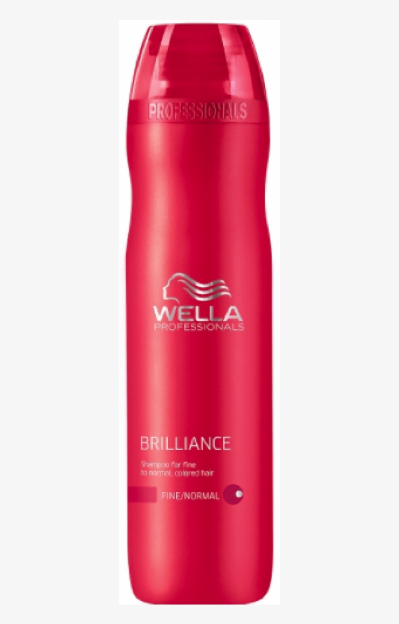 Fine Hair Shampoo 300 Ml - Wella Brilliance Shampoo For Coloured Hair, transparent png #9424078