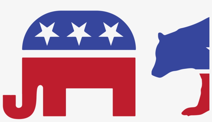 Democrats, Republicans And Bears, Oh My - Republican Democrat, transparent png #9424304
