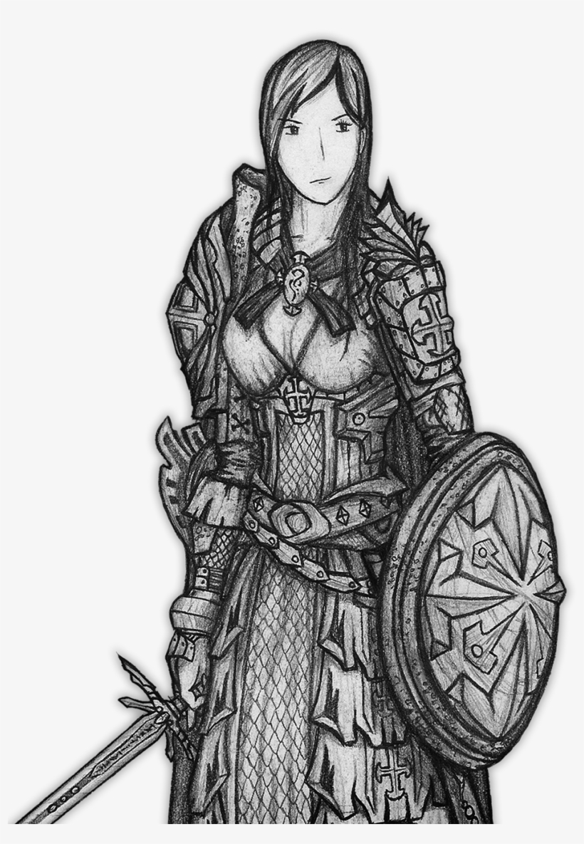 Drawn Knight Chainmail Drawing Chainmail Armour Free Transparent