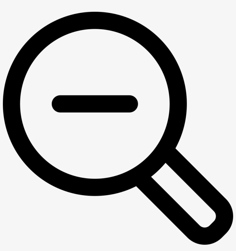 Minus Sign Png - Zoom Button Png, transparent png #9425186
