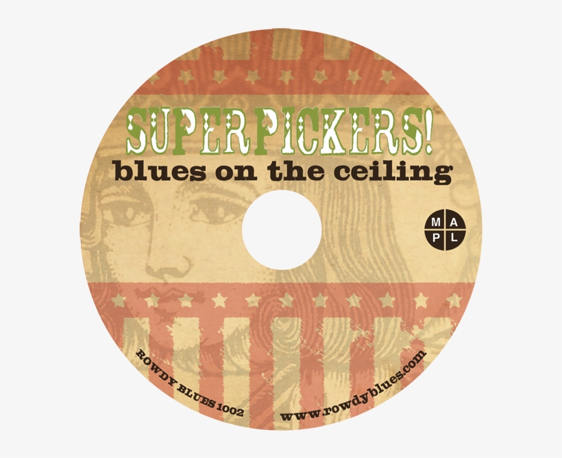 Superpickers "blues On The Ceiling" Cd - Circle, transparent png #9425187