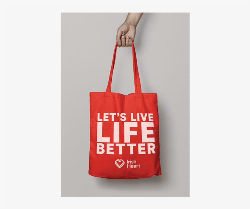 Irish Heart - Tote Bag, transparent png #9425774