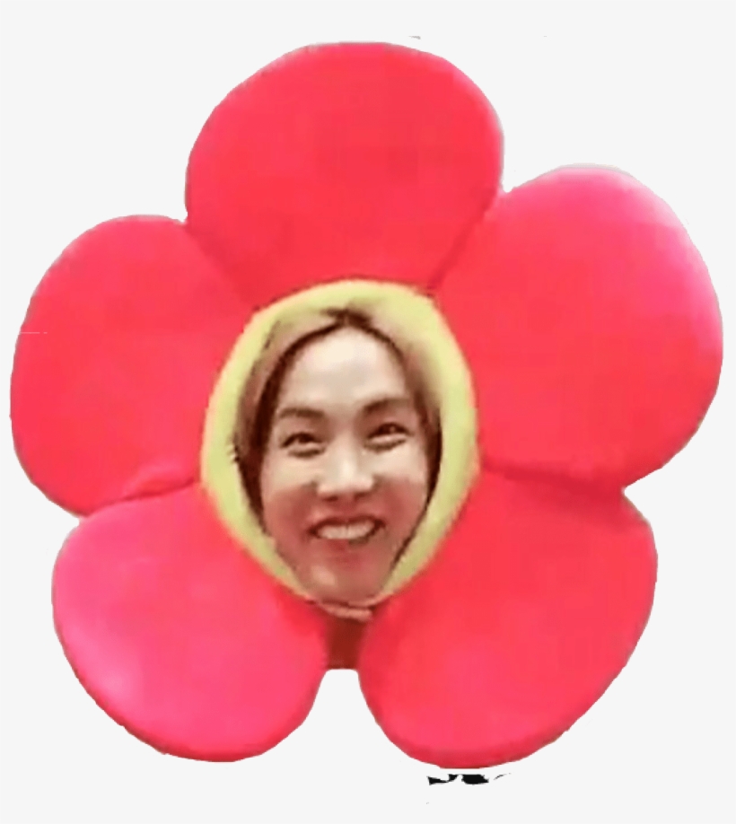 Jhope Flower Bts Jhopebts Jflowers Edit Funny - Bts Jhope Stickers Png, transparent png #9427822