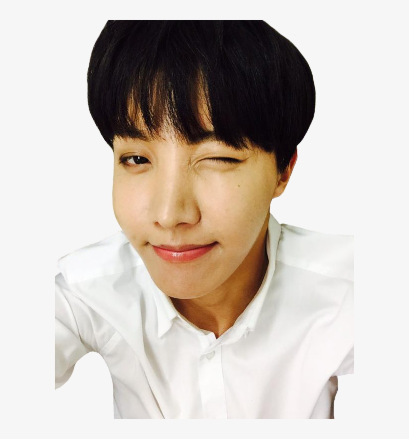 Wow Look At This Transparent Sleepy Winky Hobi ∩‿∩ - Bts J Hope Winking, transparent png #9427997