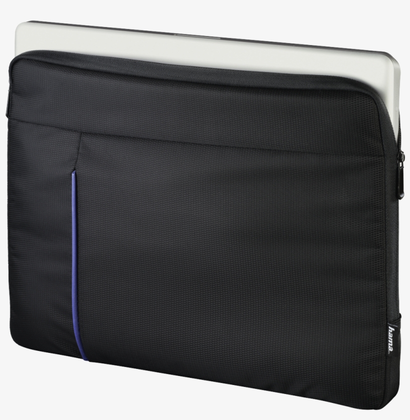 Hama "cape Town" Notebook Sleeve, Up To 40 Cm , Black/blue - コクヨ バッグ イン バッグ インナー バッグ Bizrack Up ブラック, transparent png #9429036