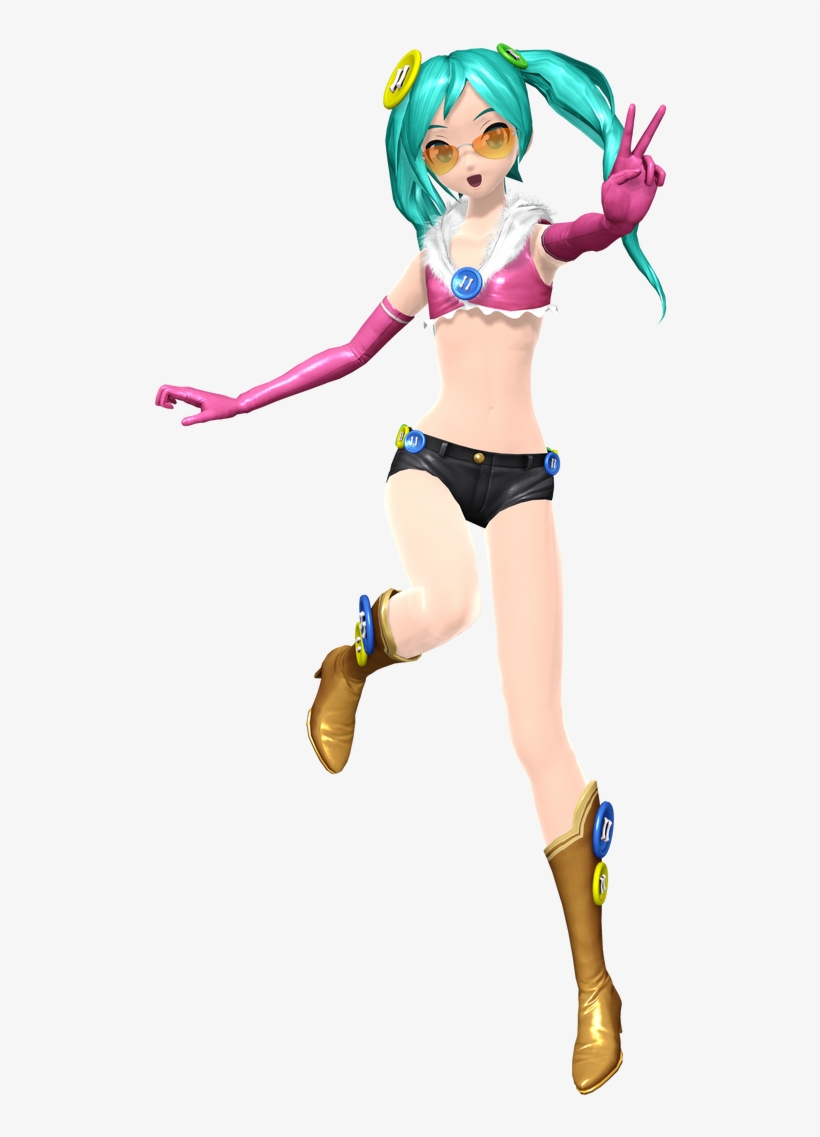 Project Diva Arcade Future Tone Pink Pop As Miku By - Hatsune Miku Pink Pops, transparent png #9429325