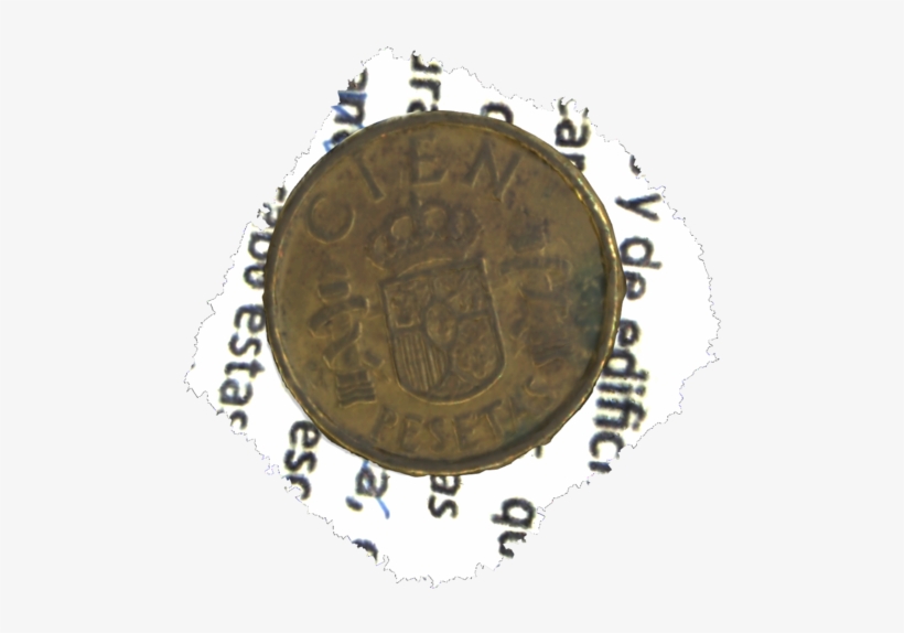 100 Pesetas - Coin, transparent png #9429749