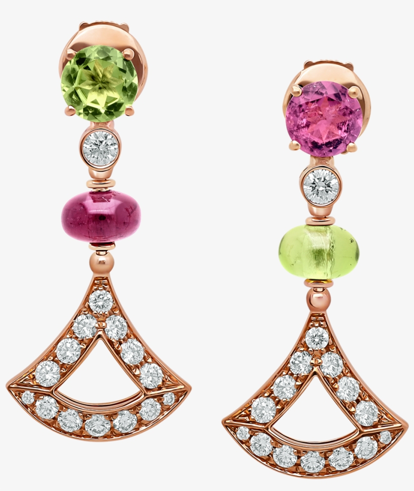 Divas' Dream Earrings Earrings Rose Gold Pink - Earrings, transparent png #9430101