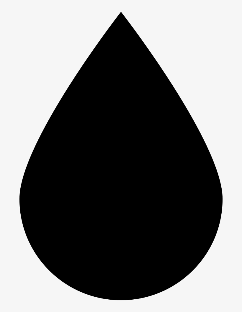 Png File - Water Drop Black, transparent png #9430183