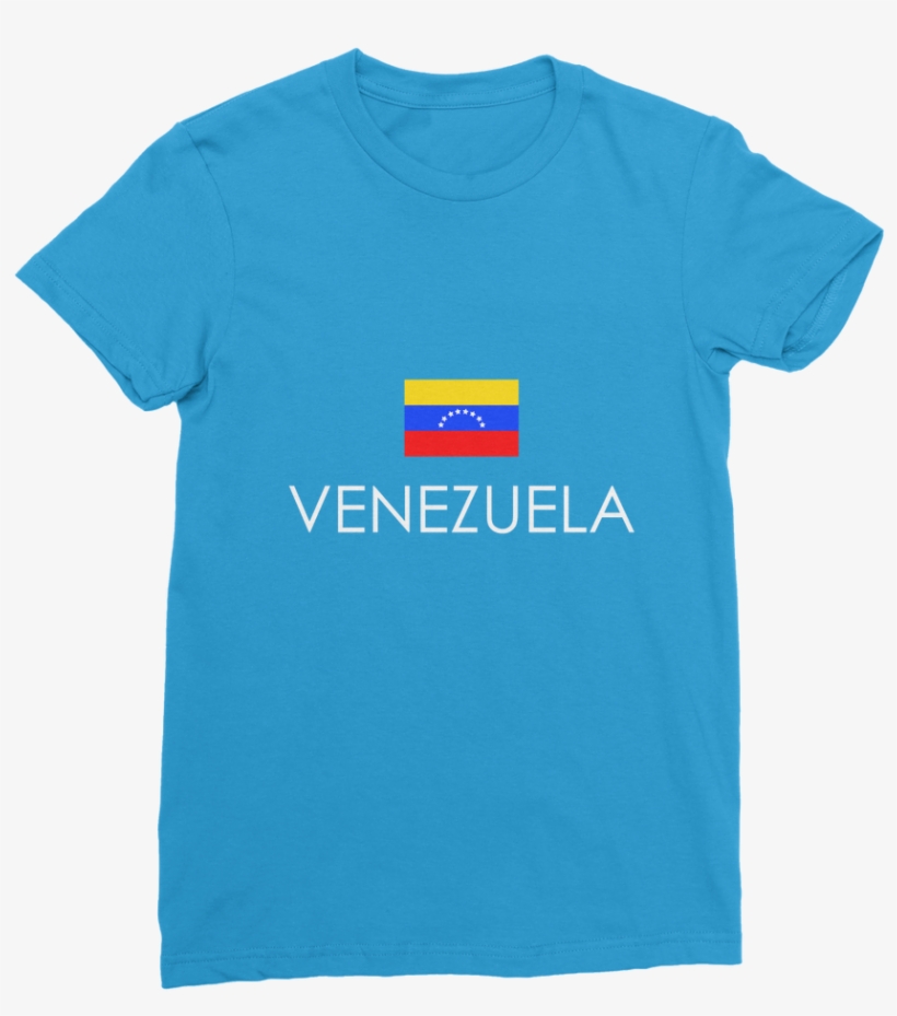 ﻿franela Clásica De Mujer Good Vibes Venezuela - Light Blue Thrasher Shirt, transparent png #9430494