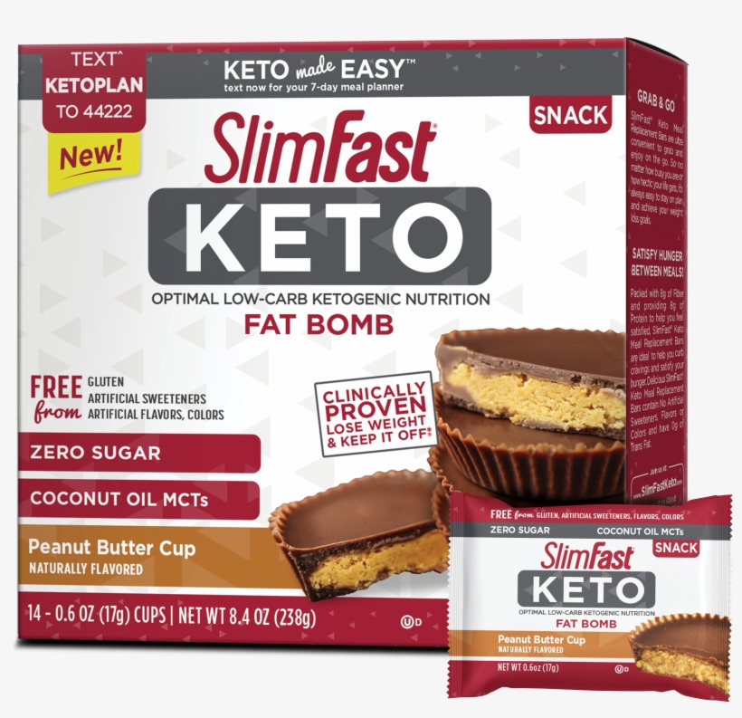 Slimfast Keto Fat Bombs - Slimfast Keto, transparent png #9430524