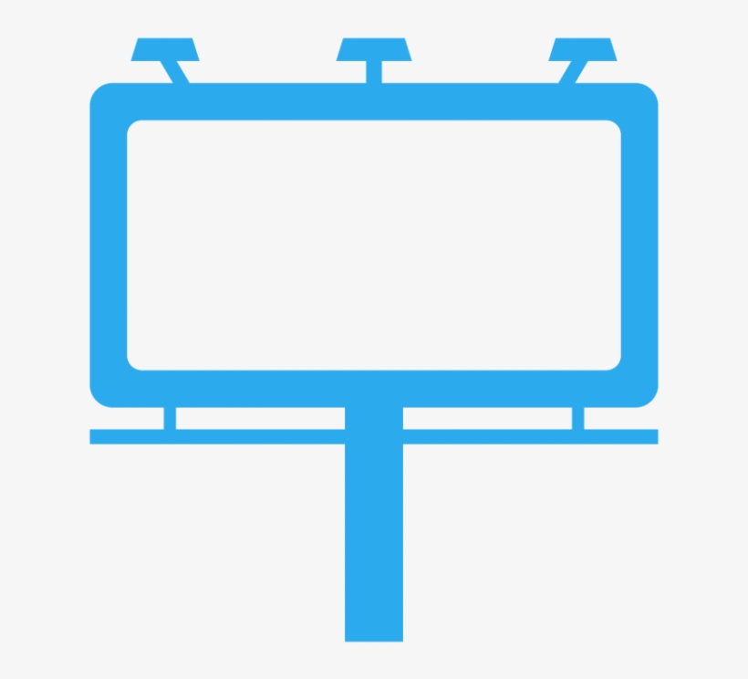 Bilboard - Out Of Home Advertising Icon, transparent png #9430874