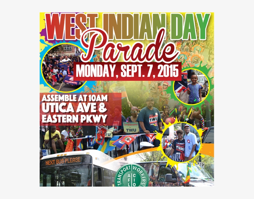 West Indian Day Parade - West Indian Day Parade Flyer, transparent png #9431189