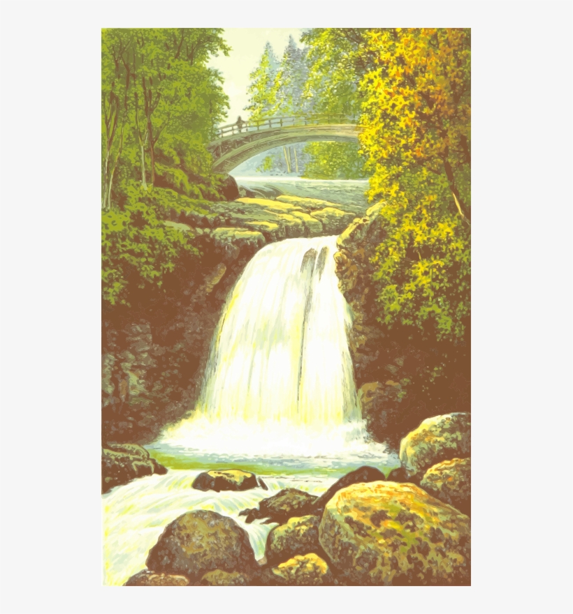 Falls Of Garravalt - Portable Network Graphics, transparent png #9431308