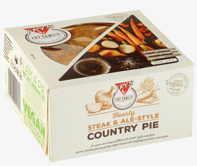 Hearty Steak & Ale Style Country Pie - Frys Steak And Ale Pie, transparent png #9431338