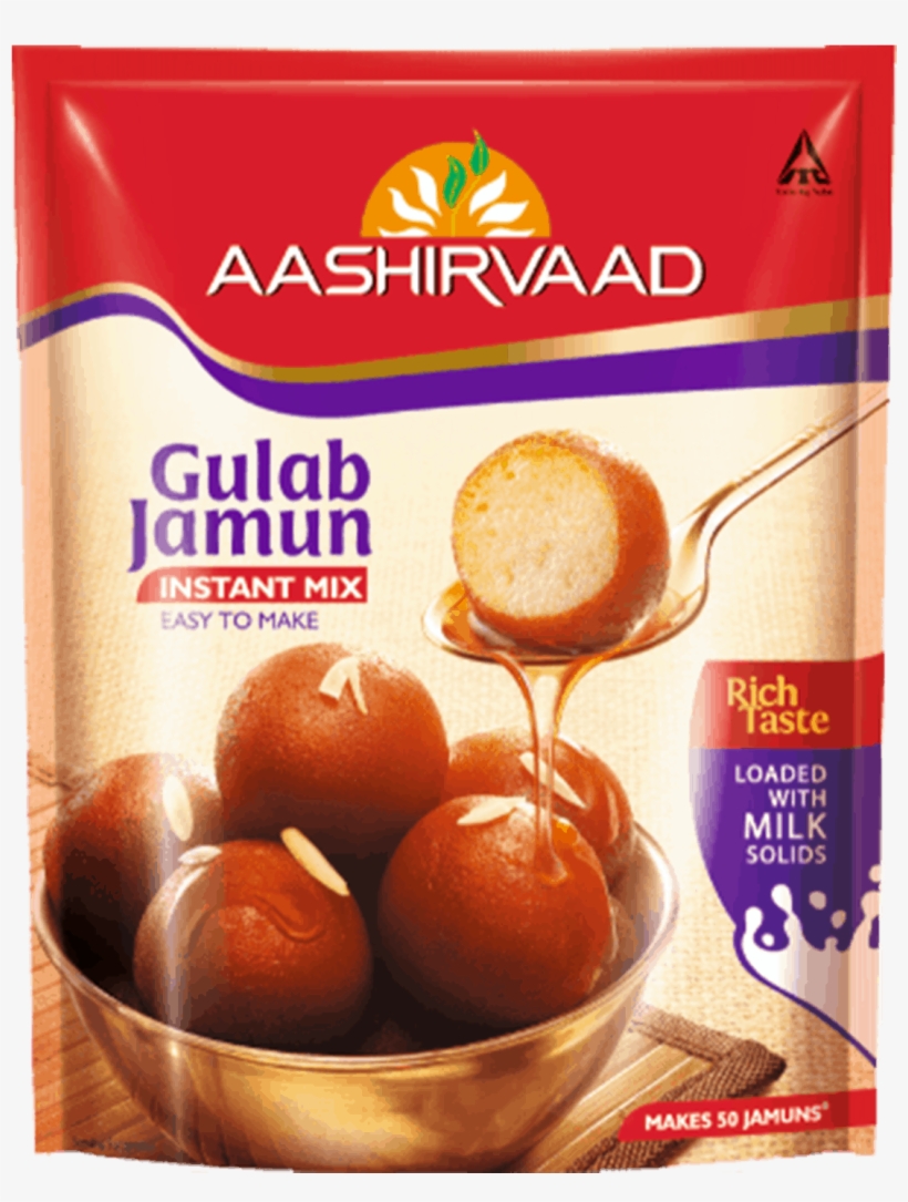 Aashirvaad Instant Mixes - Aashirvaad Gulab Jamun Mix, transparent png #9431340