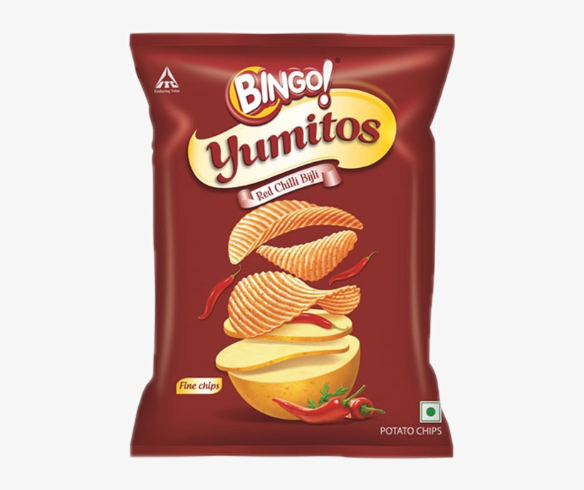 Bingo Red Chilli Bijli Chips, transparent png #9431399