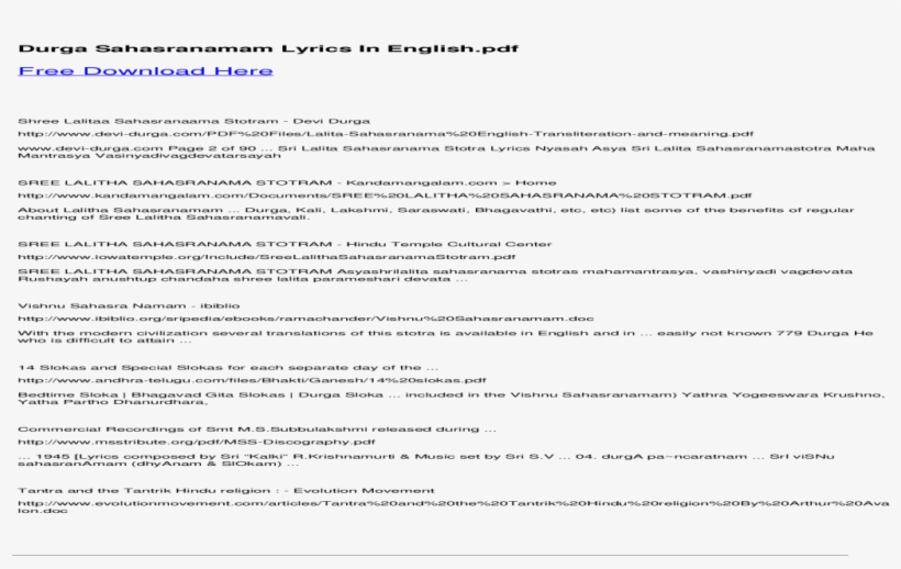 durga sahasranamam lyrics in lakshmi saraswati bhagavathi solutions upper intermediate unit 7 test 1 free transparent png download pngkey durga sahasranamam lyrics in lakshmi