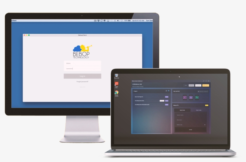 Bebop Workstation On Imac And Macbook Pro - Output Device, transparent png #9432174