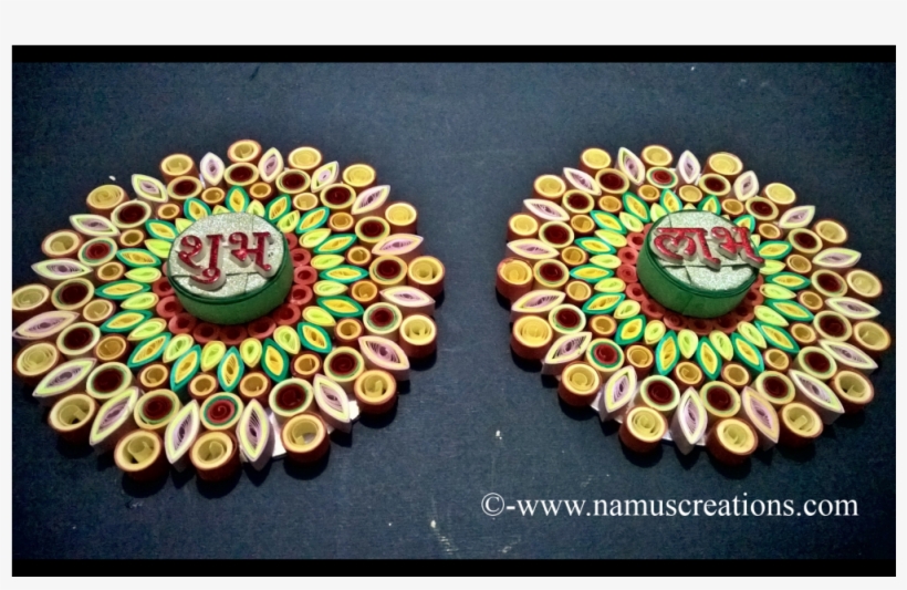 Quilling Wall Decorative Piece - Earrings, transparent png #9432501